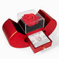 Forever Heart Necklace with Red Heart Rose Box - I Am Sorry, I Love You Forever and Always