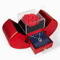 Forever Heart Necklace with Red Heart Rose Box - I'm Sorry, I Love You
