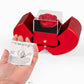 Forever Heart Necklace with Red Heart Rose Box - I Am Sorry, I Love You Forever and Always