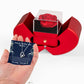 Forever Heart Necklace with Red Heart Rose Box - Sorry For Hurting You, My Love...