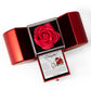 Forever Love Necklace with Red Heart Rose Box - To My Daughter