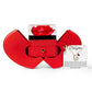 Forever Love Necklace with Red Heart Rose Box - To My Daughter "Never Forget How Much I Love You"