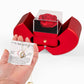 Forever Heart Necklace with Red Heart Rose Box - I Am Sorry, I Love You Forever and Always