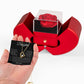Forever Love Necklace with Red Heart Rose Box - To My Daughter "Never Forget That I Love You"