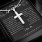 To My Grandson "Believe In Yourself" Cross Necklace