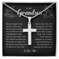 Grandson Cross Necklace