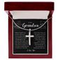 Grandson Cross Necklace