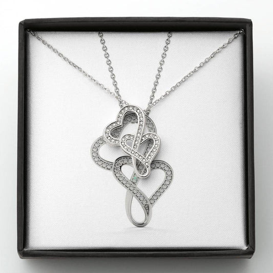 Double Heart Necklace