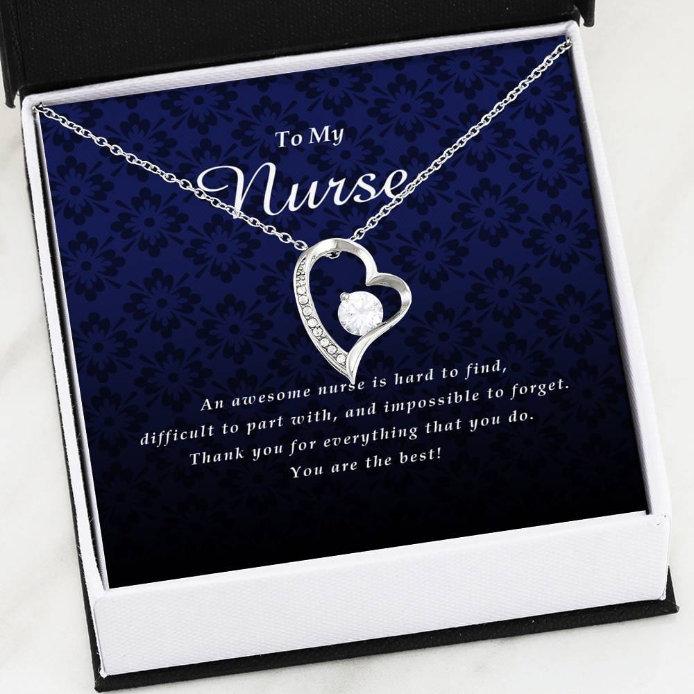 Forever Heart Necklace, Nurse Gift