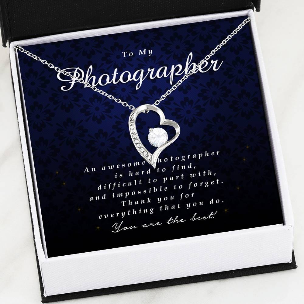 Forever Heart Necklace, To My Photographer