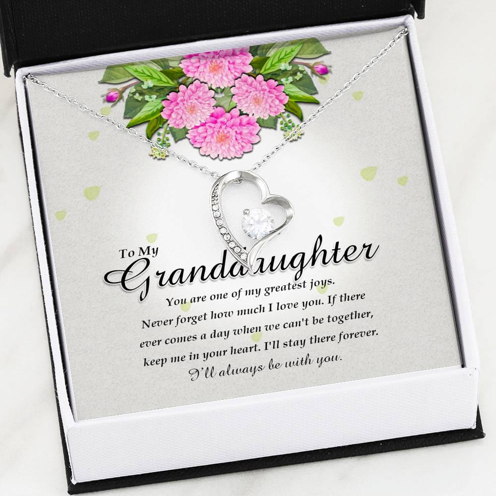 Forever Heart Necklace, Granddaughter Gift