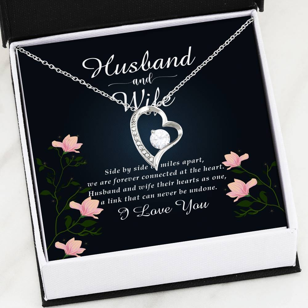 Forever Heart Necklace, To My Wife from Husband