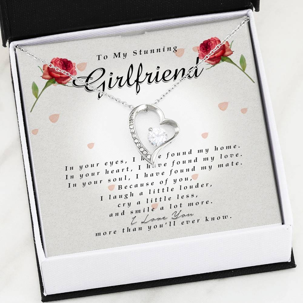 Forever Heart Necklace, To My Stunning Girlfriend
