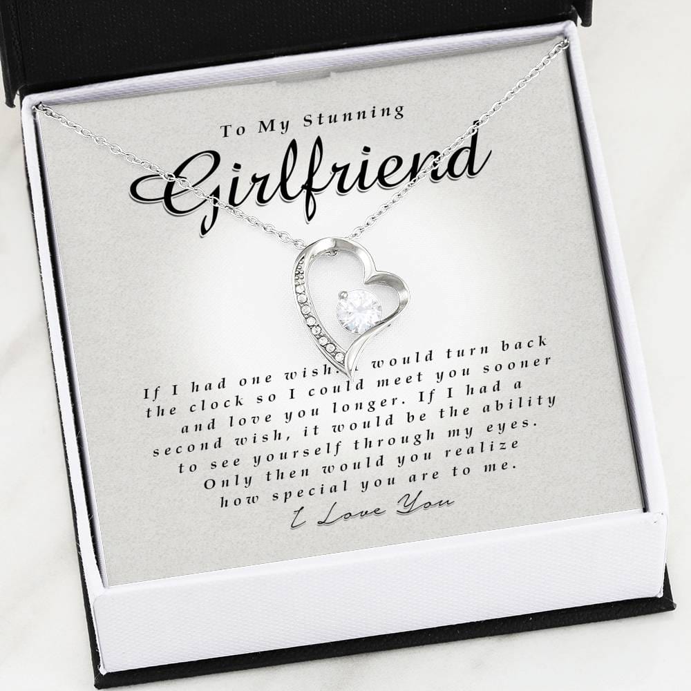 Forever Heart Necklace, To My Stunning Girlfriend