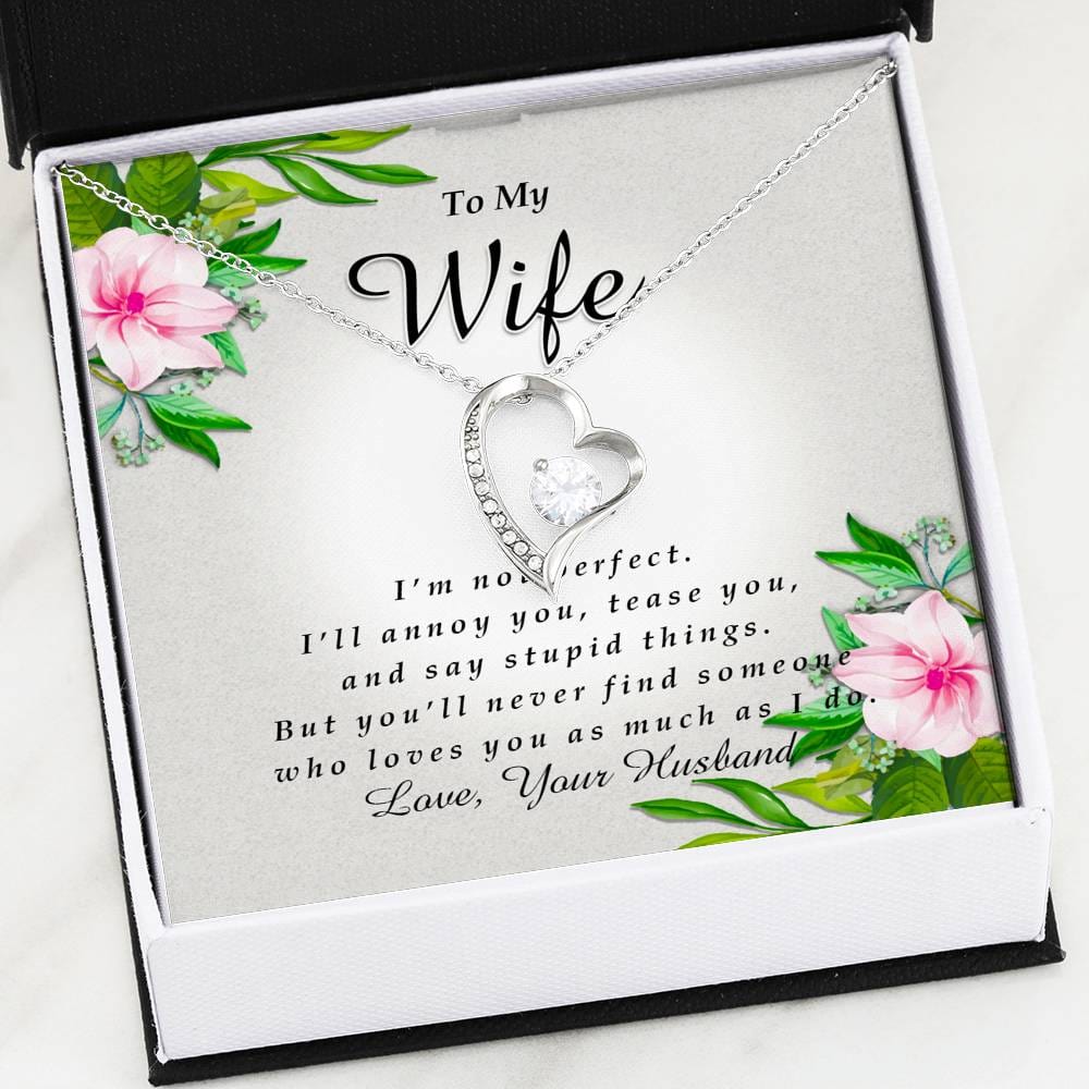 Forever Heart Necklace, To My Wife