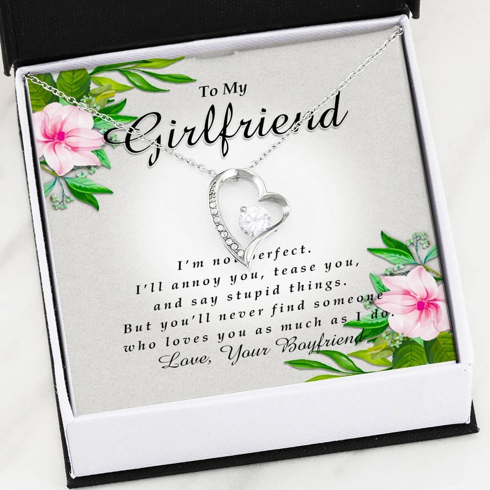 Forever Heart Necklace, To My Girlfriend