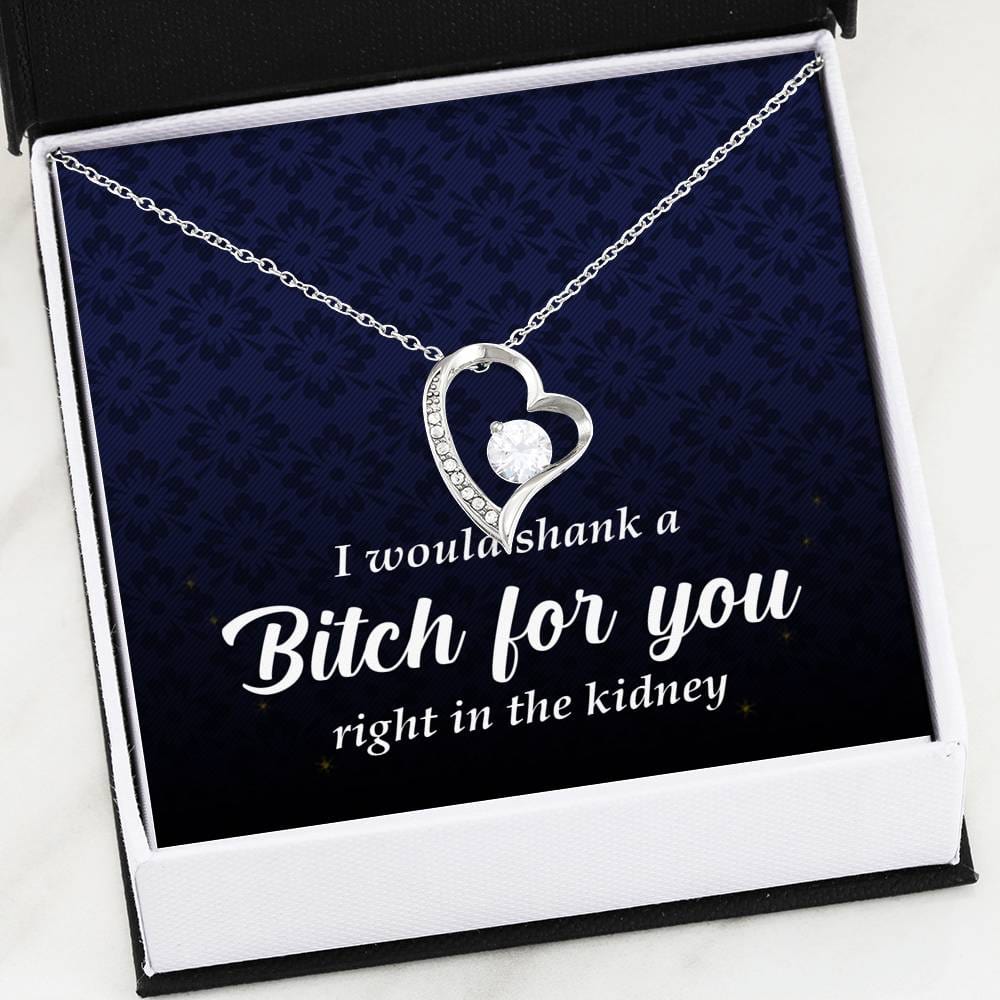 Best Friend Gift, Forever Heart Necklace