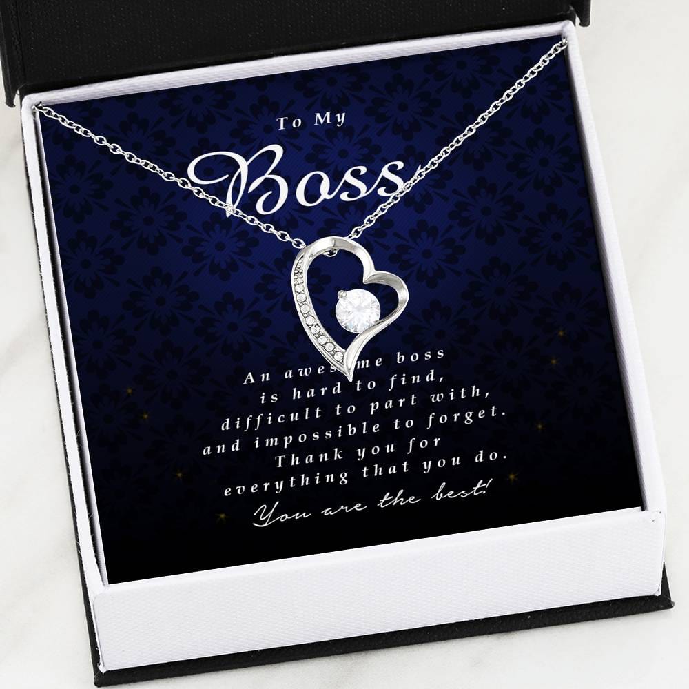 Forever Heart Necklace, To My Boss