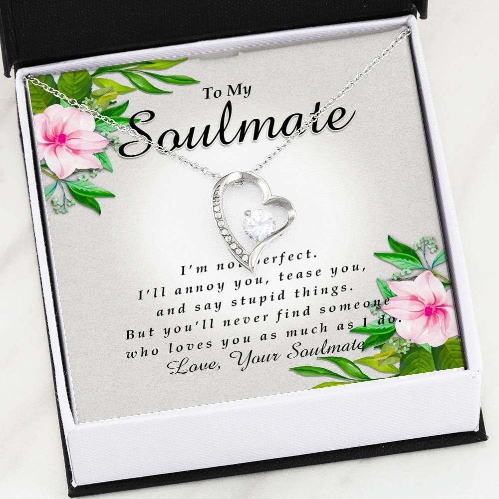 Forever Heart Necklace, To My Soulmate