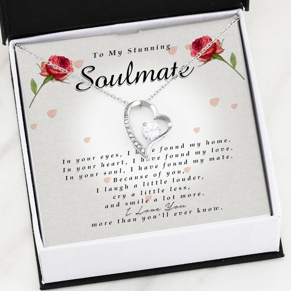 Forever Heart Necklace, To My Stunning Soulmate