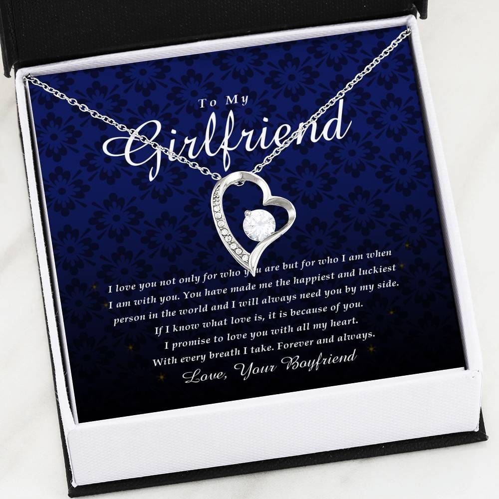 Forever Heart Necklace, To My Girlfriend