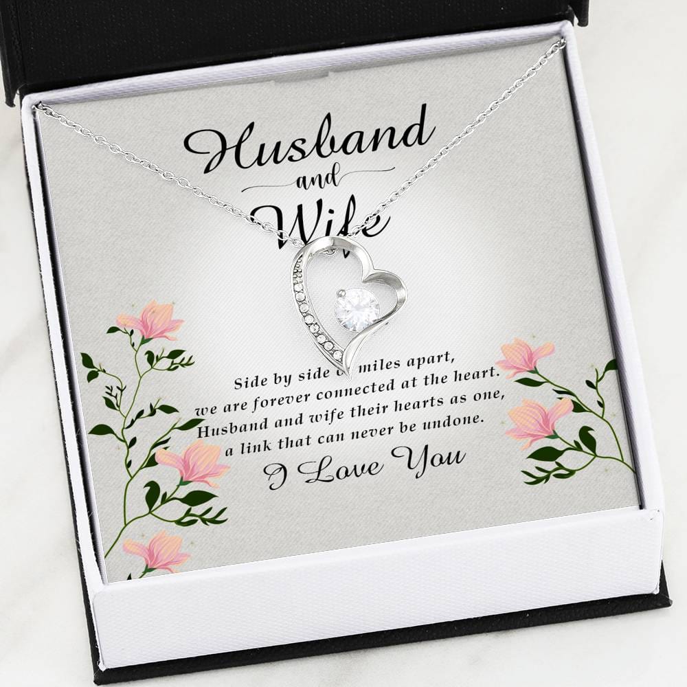 Forever Heart Necklace, To My Wife from Husband