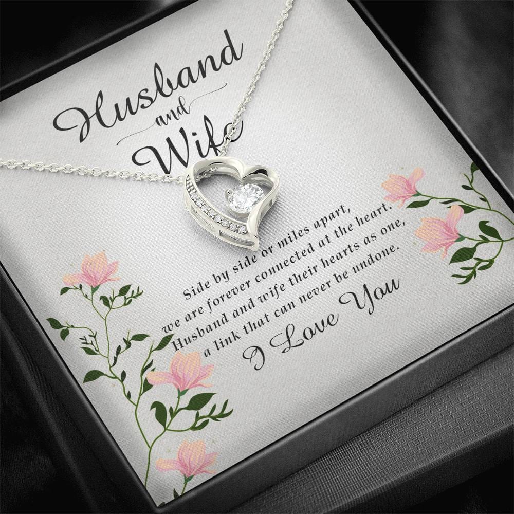 Forever Heart Necklace, To My Wife from Husband