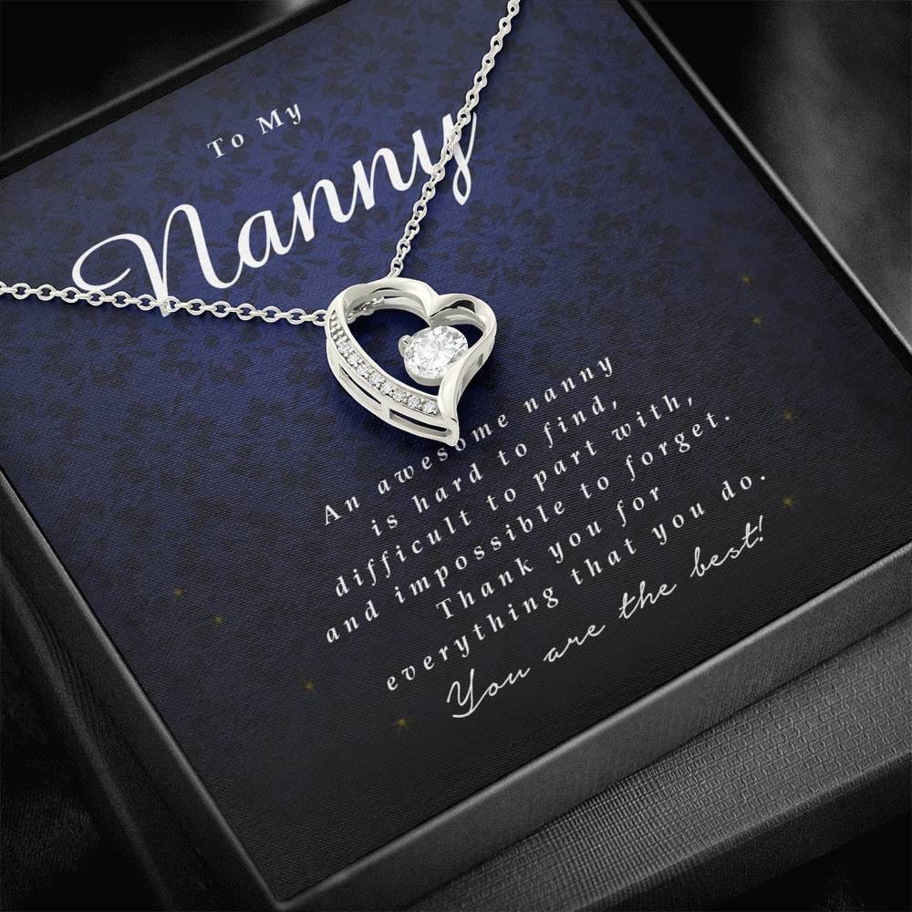 Forever Heart Necklace, To My Nanny
