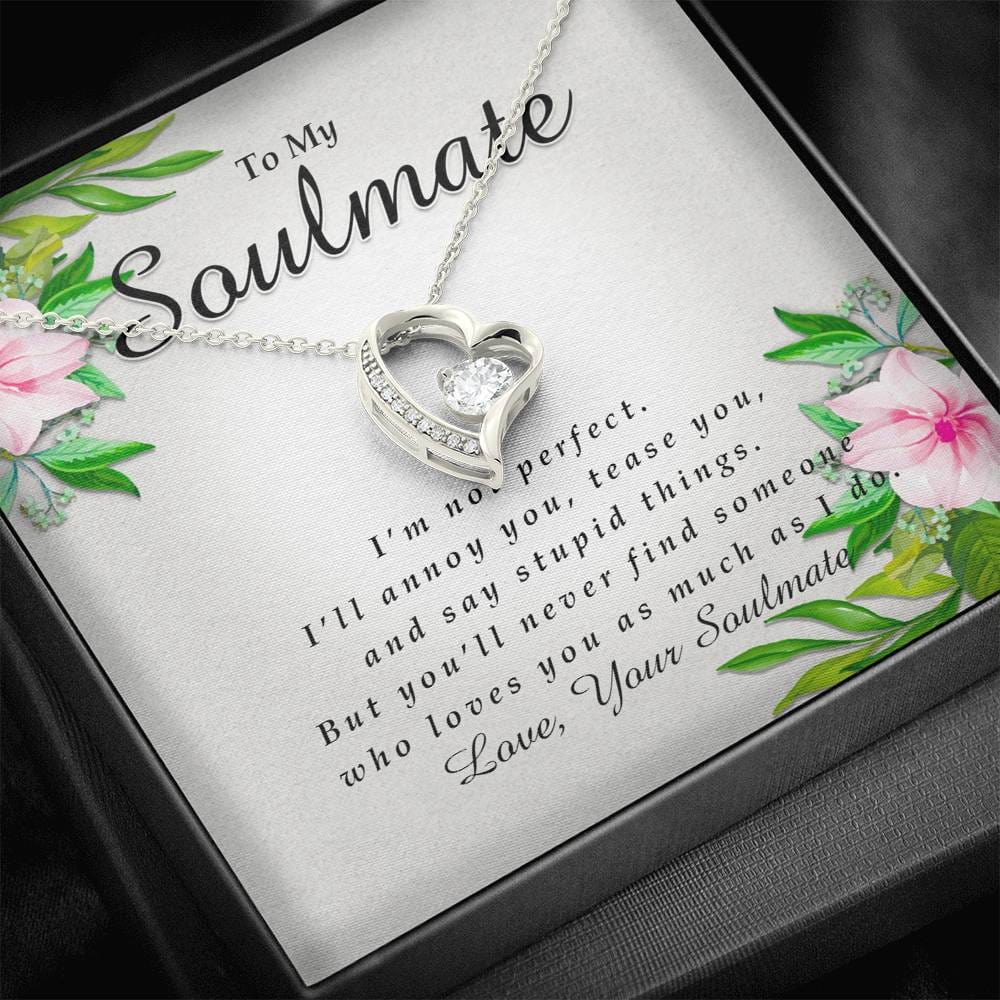 Forever Heart Necklace, To My Soulmate