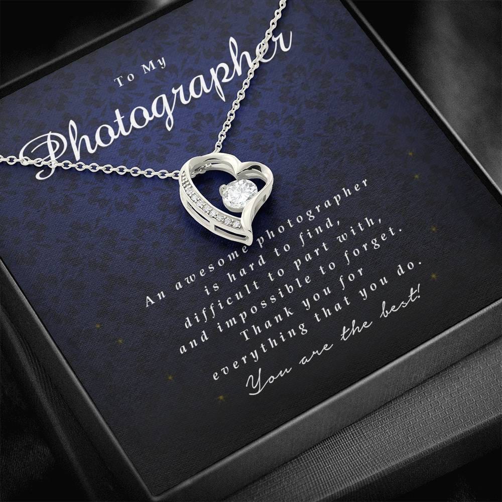 Forever Heart Necklace, To My Photographer