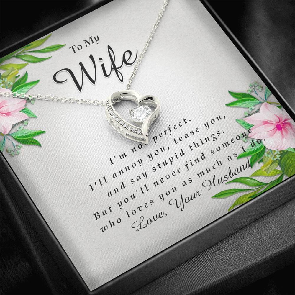 Forever Heart Necklace, To My Wife