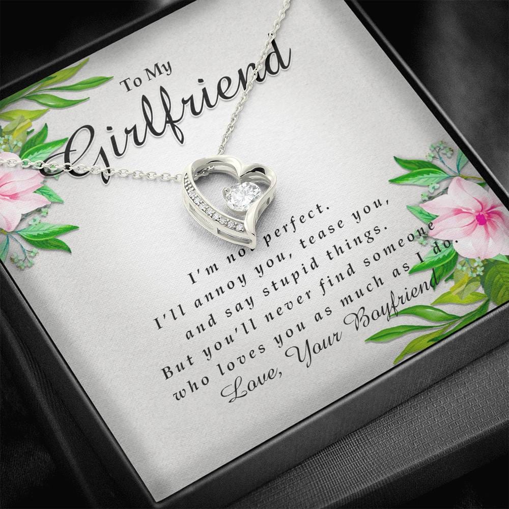 Forever Heart Necklace, To My Girlfriend