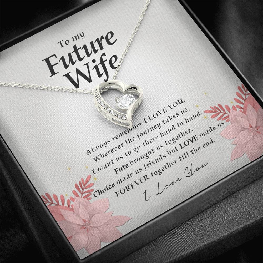 Forever Heart Necklace, To My Future Wife