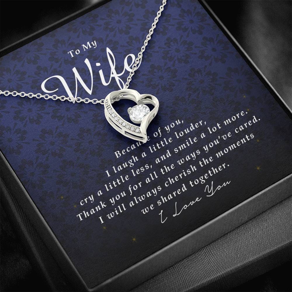 Forever Heart Necklace, To My Wife