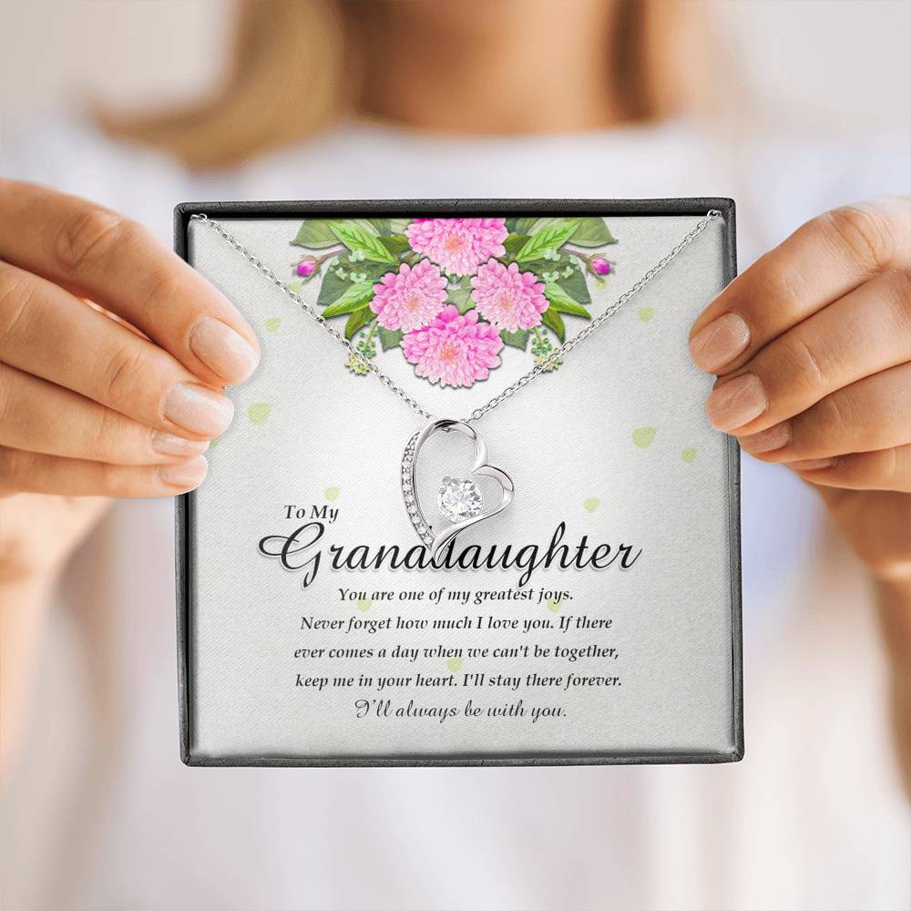 Forever Heart Necklace, Granddaughter Gift