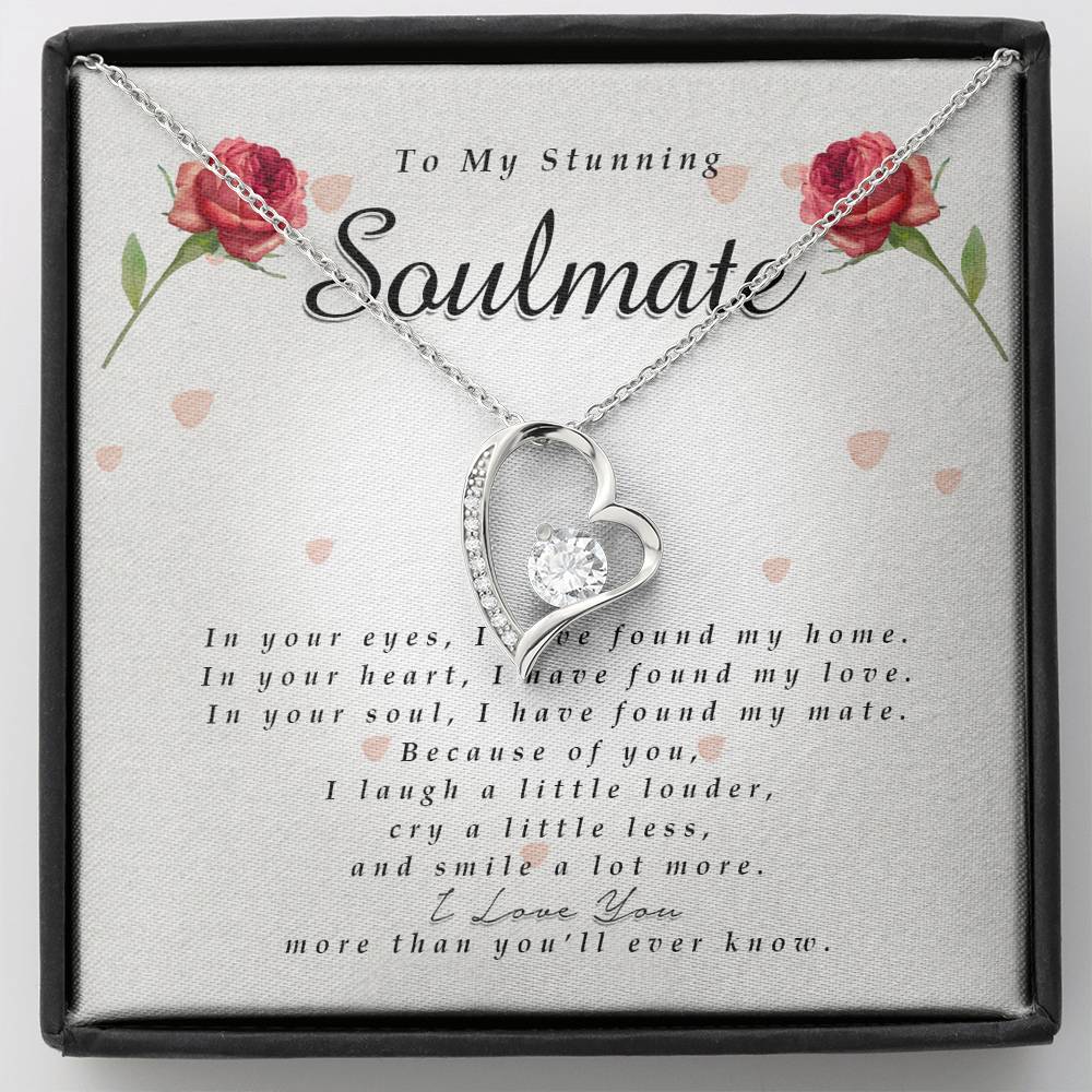 Forever Heart Necklace, To My Stunning Soulmate