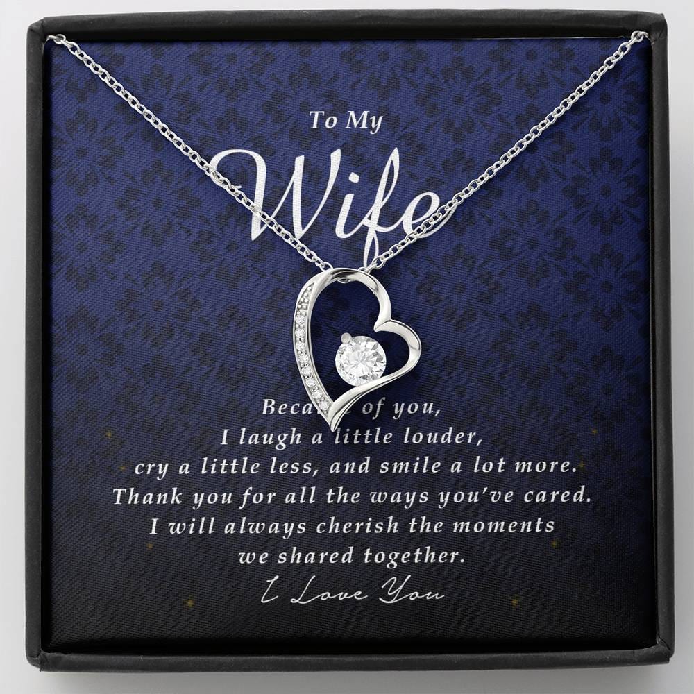 Forever Heart Necklace, To My Wife
