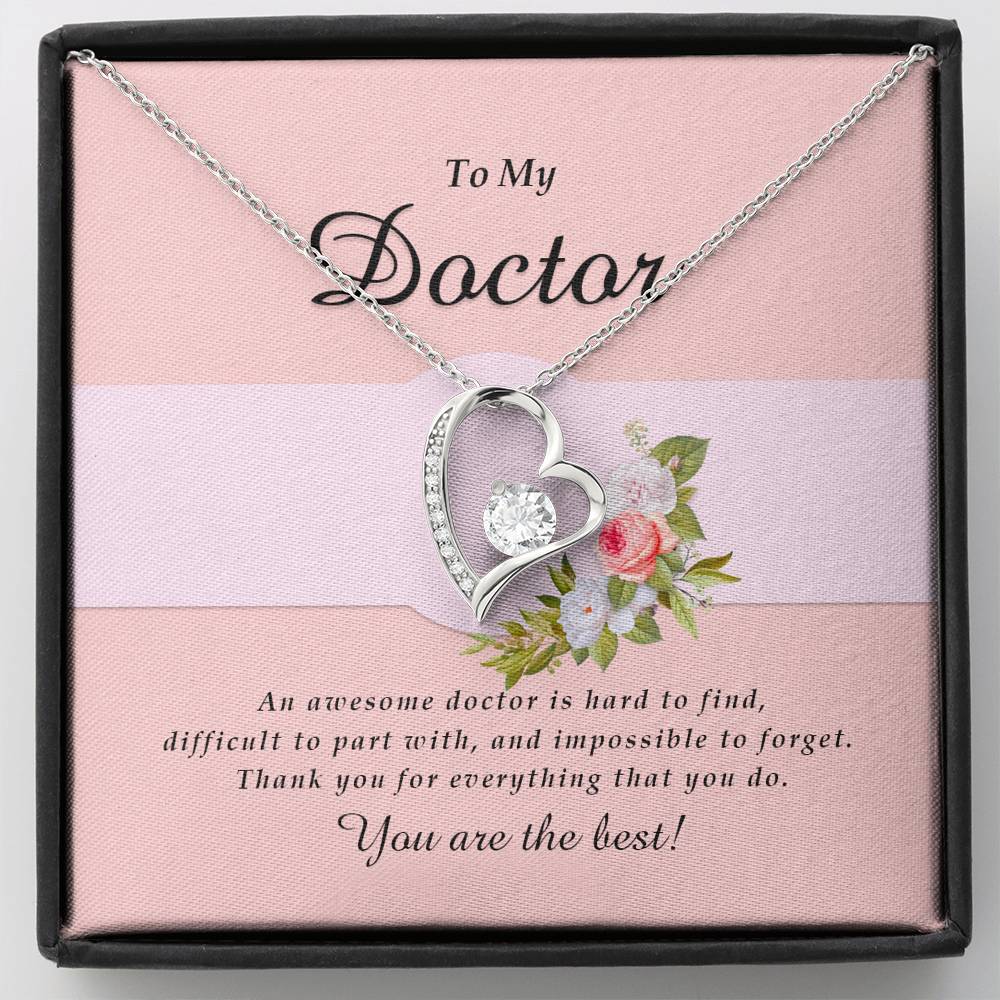 Forever Heart Necklace, Doctor Jewelry Card
