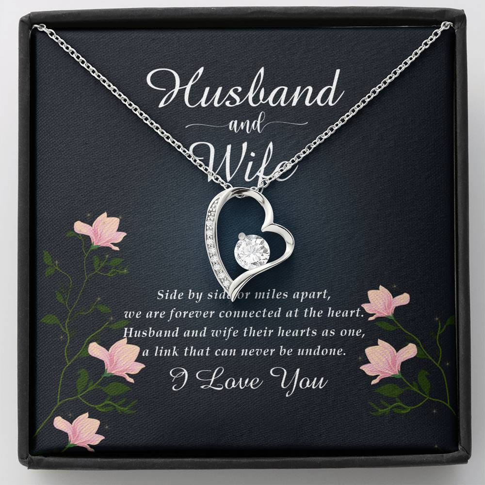Forever Heart Necklace, To My Wife from Husband