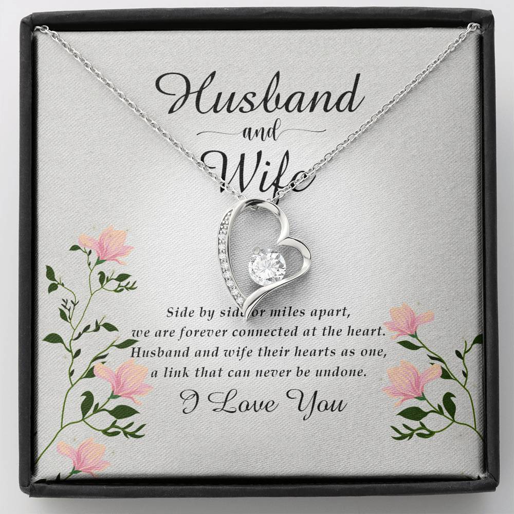 Forever Heart Necklace, To My Wife from Husband