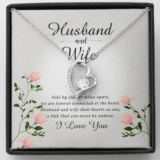 Forever Heart Necklace, To My Wife from Husband