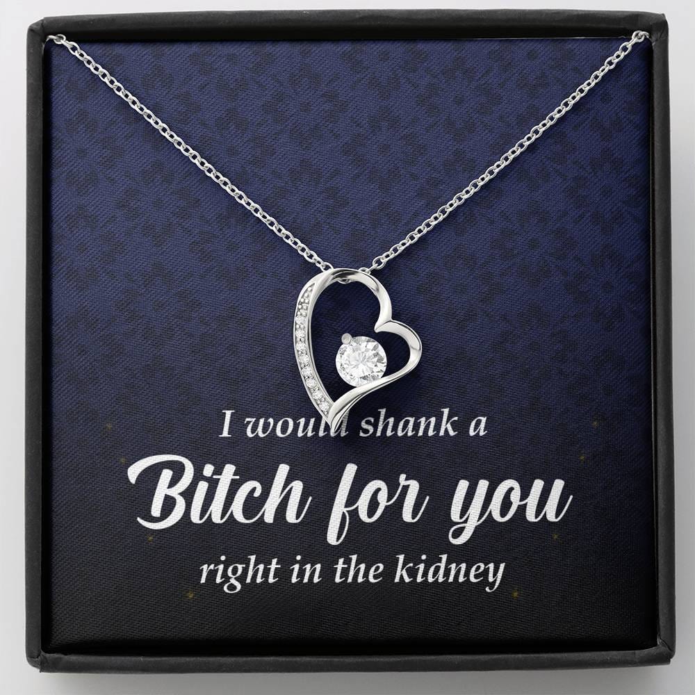 Best Friend Gift, Forever Heart Necklace