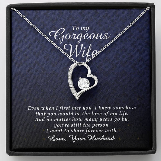 Forever Heart Necklace | To My Gorgeous Wife