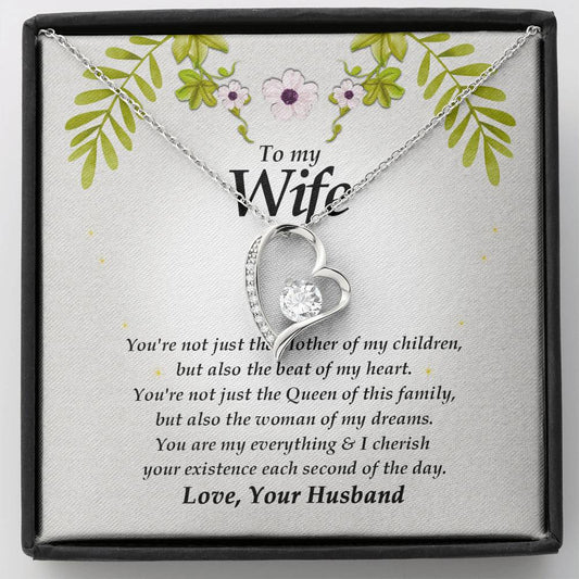 Forever Heart Necklace, Wife Necklace