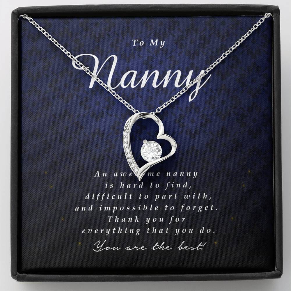 Forever Heart Necklace, To My Nanny