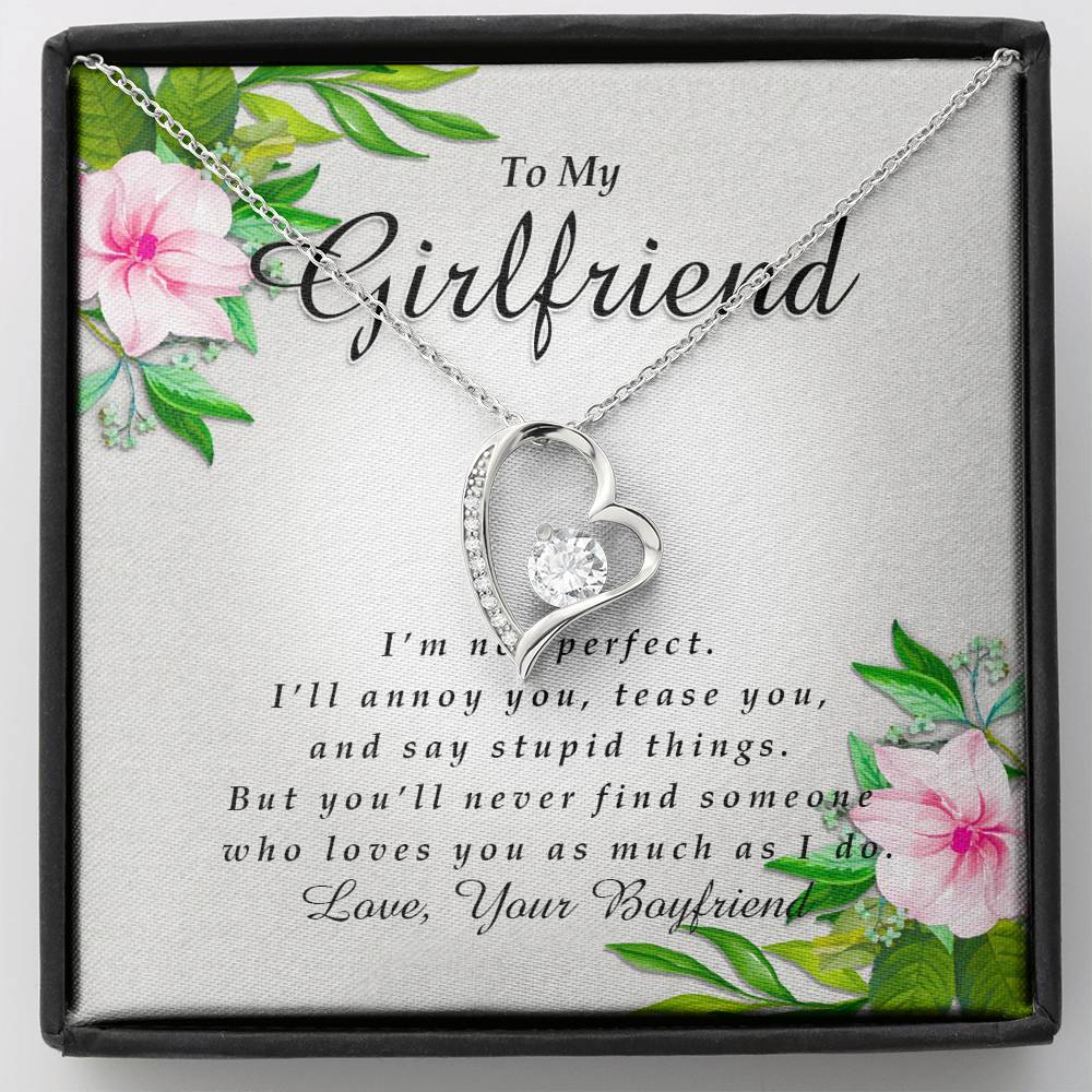 Forever Heart Necklace, To My Girlfriend