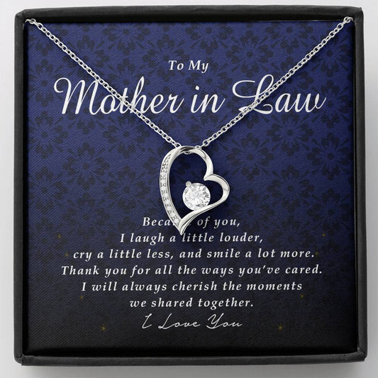 Forever Heart Necklace, To My Mother In Law