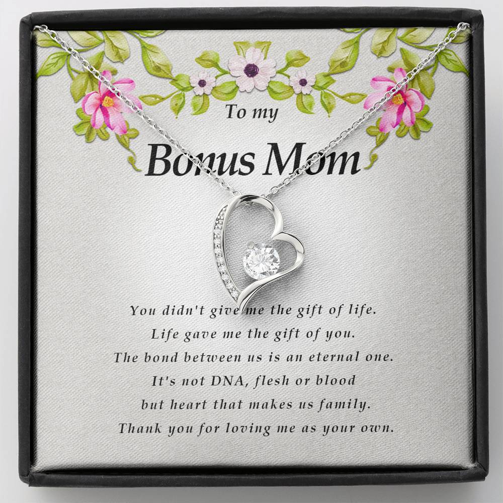 Forever Heart Necklace, Bonus Mom Necklace