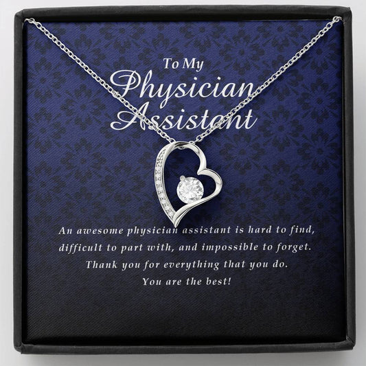Forever Heart Necklace, Physician Assistant Gift
