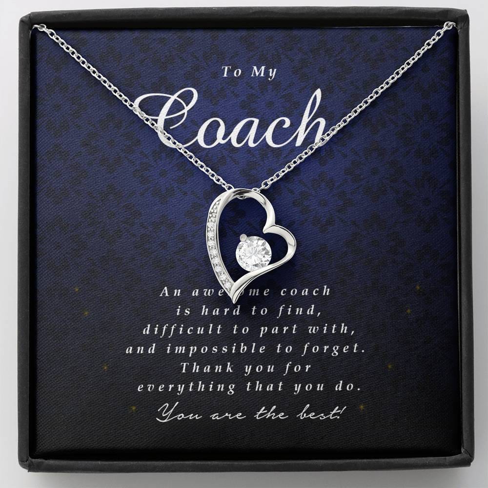 Forever Heart Necklace, To My Coach